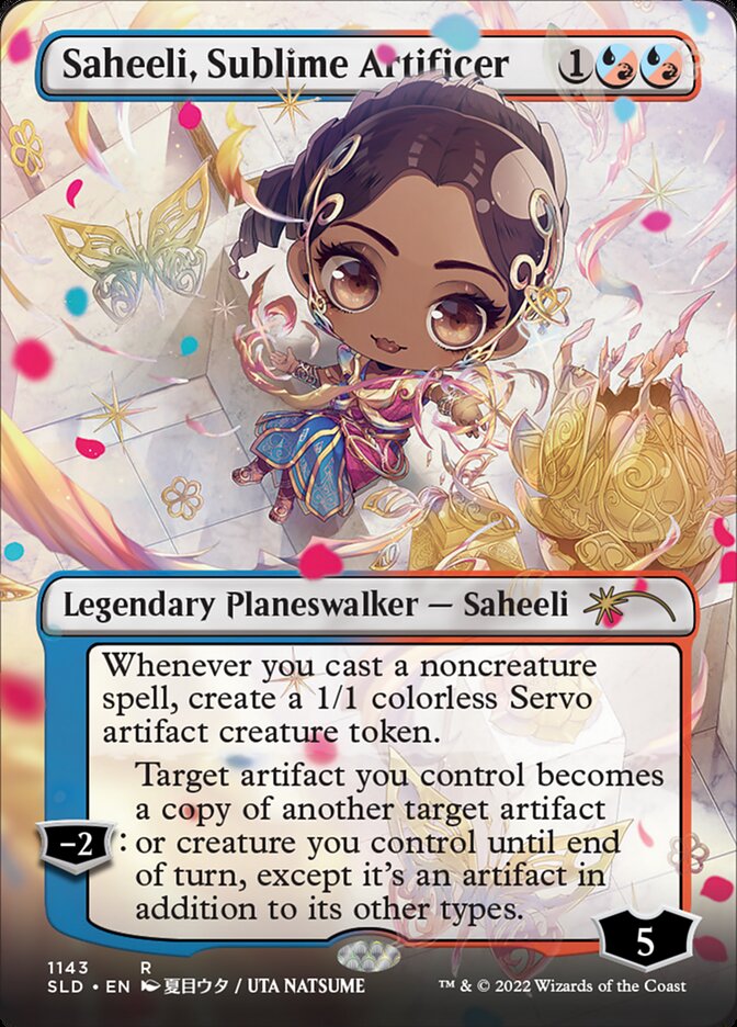 Saheeli, Sublime Artificer (Borderless) [Secret Lair Drop Series] | Card Citadel