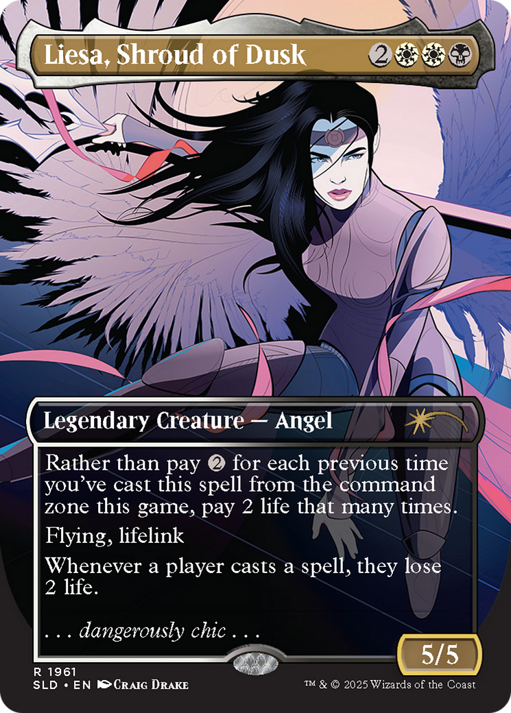 Liesa, Shroud of Dusk (Rainbow Foil) [Secret Lair Drop Series] | Card Citadel