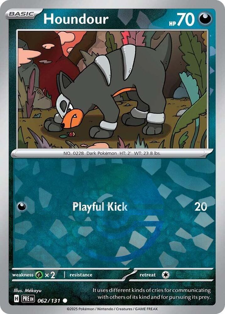 Houndour (062/131) (Poke Ball Pattern) [Scarlet & Violet: Prismatic Evolutions] | Card Citadel