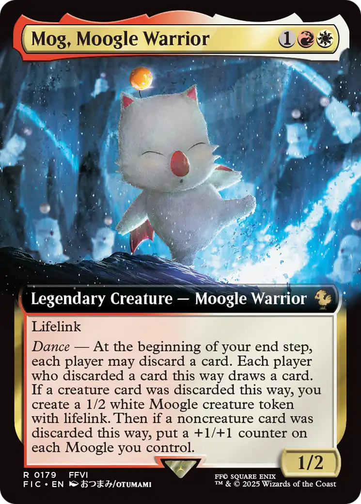 Mog, Moogle Warrior (Extended Art) [FINAL FANTASY Commander] | Card Citadel