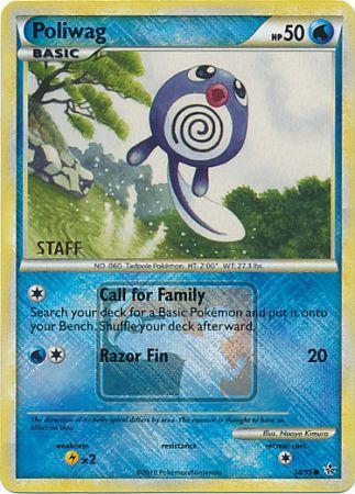 Poliwag (58/95) (League Promo Staff) [HeartGold & SoulSilver: Unleashed] | Card Citadel