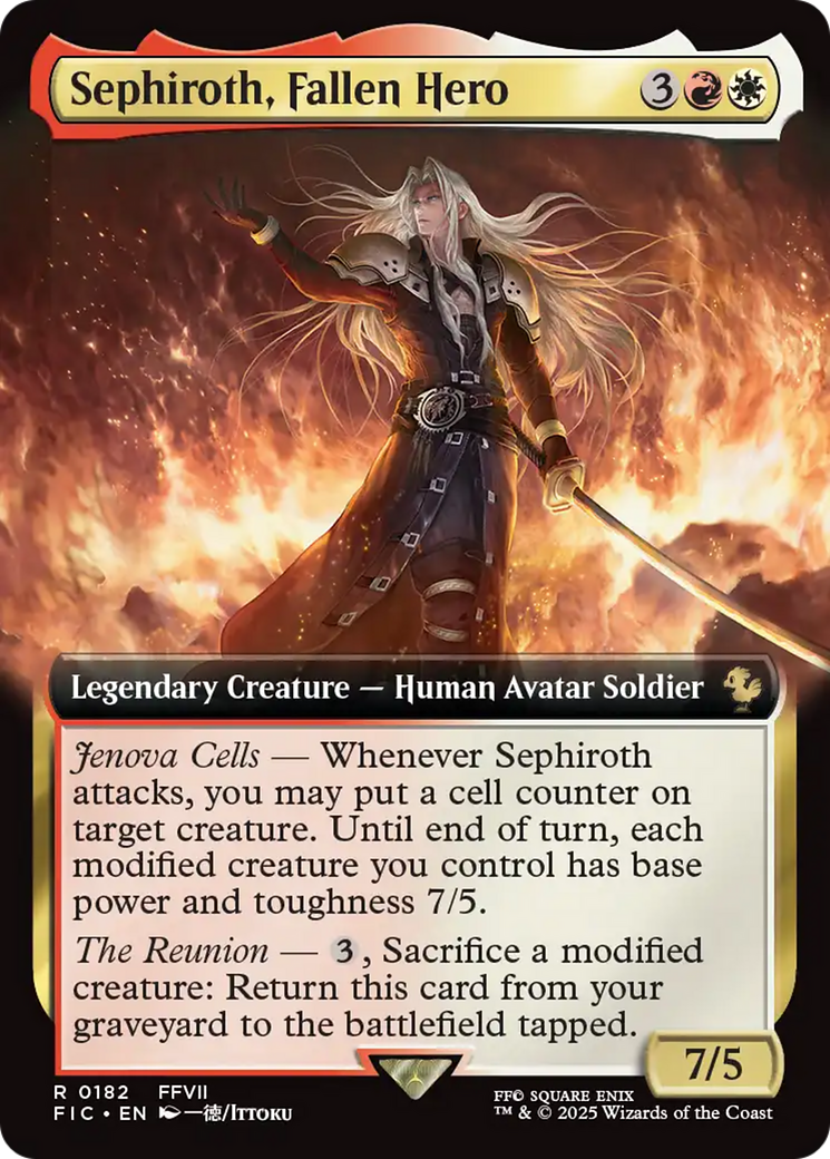 Sephiroth, Fallen Hero (Extended Art) [FINAL FANTASY Commander] | Card Citadel