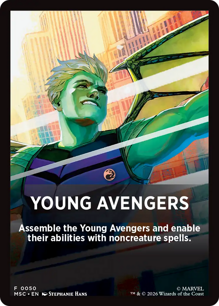 Young Avengers Theme Card [Marvel Super Heroes Commander] | Card Citadel