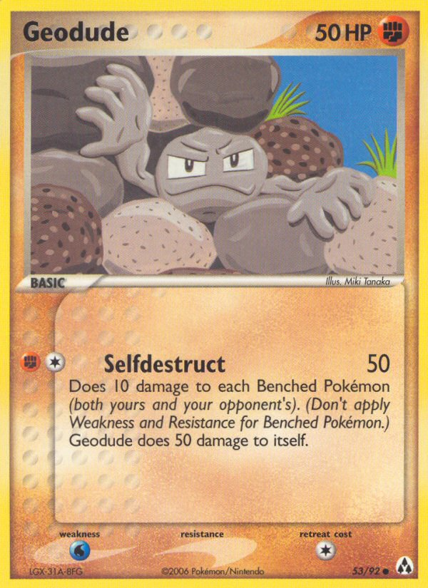 Geodude (53/92) [EX: Legend Maker] | Card Citadel