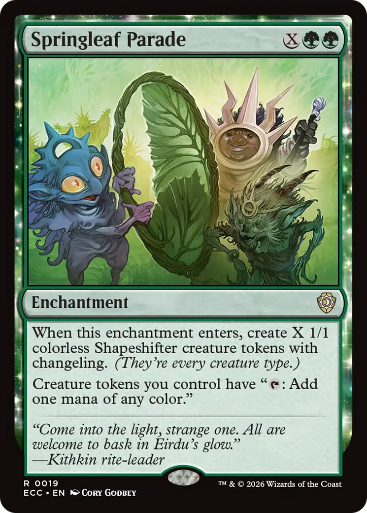 Springleaf Parade [Lorwyn Eclipsed Commander] | Card Citadel