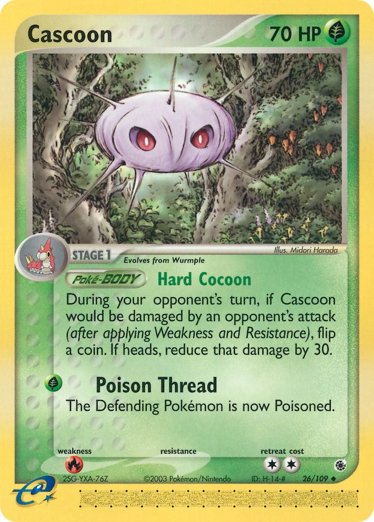 Cascoon (26/109) [EX: Ruby & Sapphire] | Card Citadel