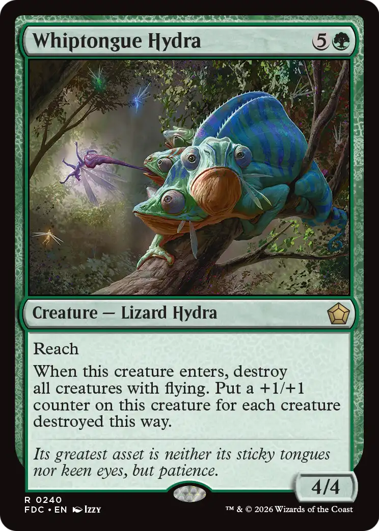 Whiptongue Hydra [Foundations Commander] | Card Citadel