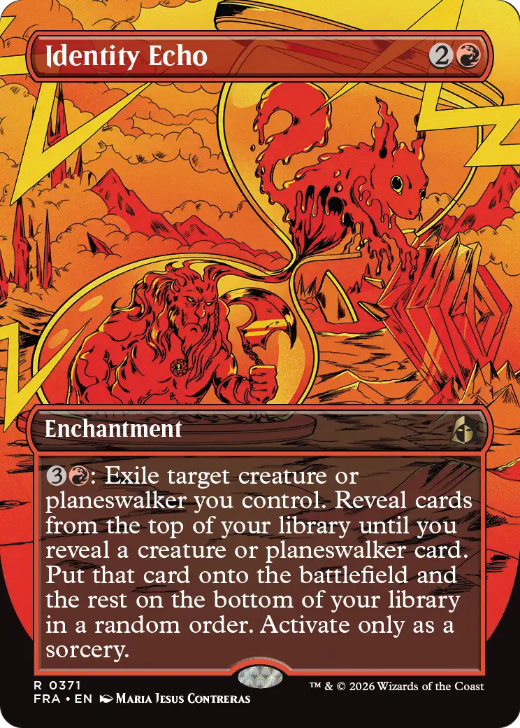 Identity Echo (Borderless) [Reality Fracture] | Card Citadel