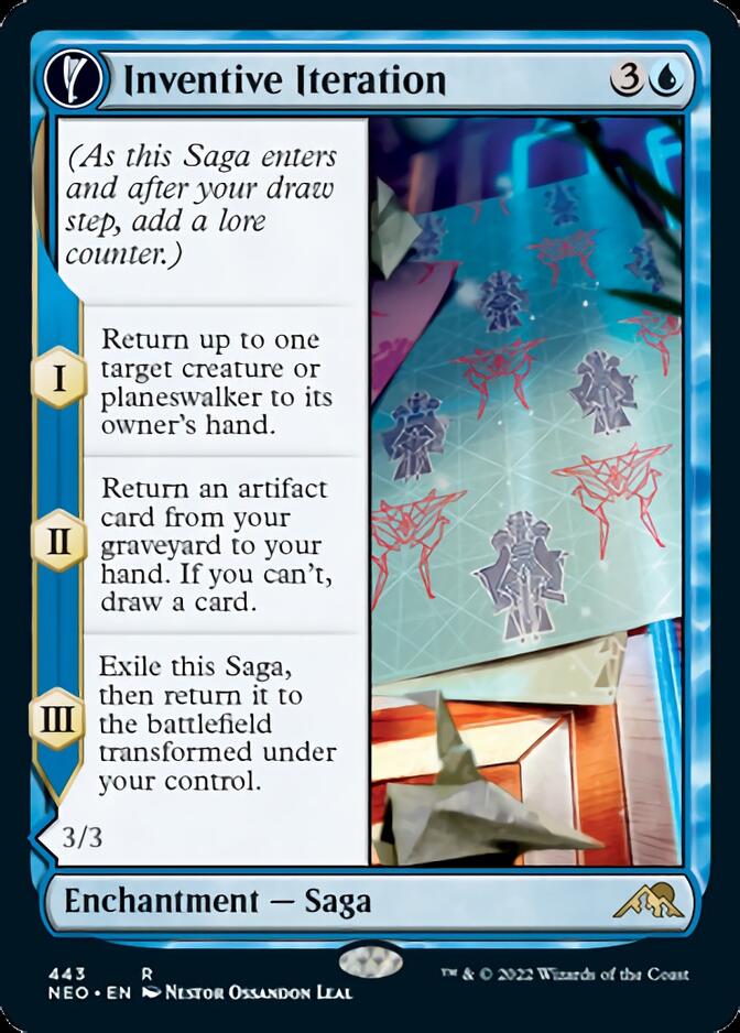 Inventive Iteration // Living Breakthrough (Extended Art) [Kamigawa: Neon Dynasty] | Card Citadel