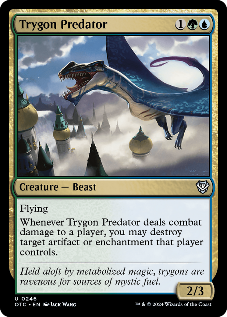 Trygon Predator [Outlaws of Thunder Junction Commander] | Card Citadel