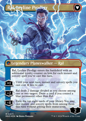 Ral, Monsoon Mage // Ral, Leyline Prodigy (Borderless) (Textured Foil) [Modern Horizons 3] | Card Citadel