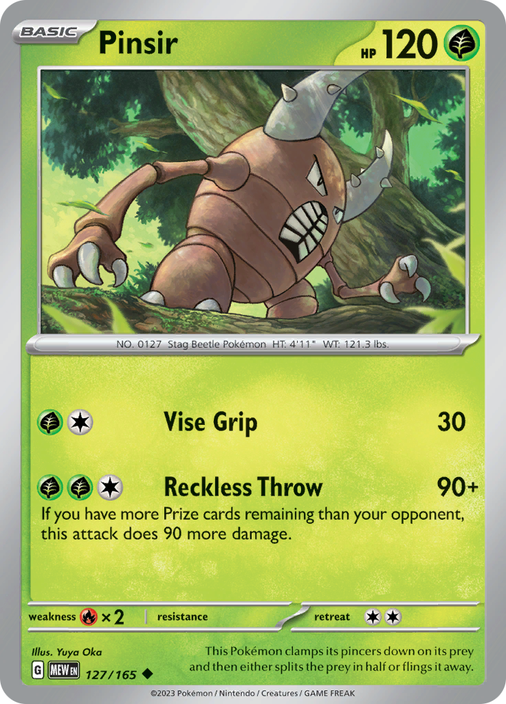 Pinsir (127/165) [Scarlet & Violet 151] | Card Citadel