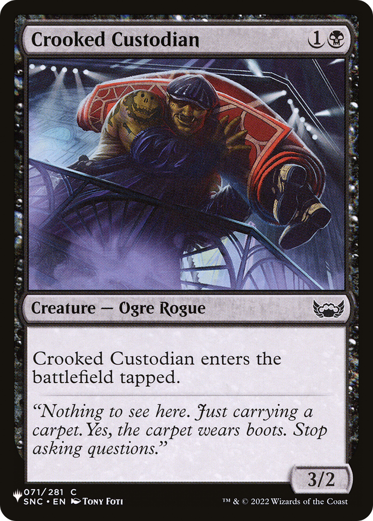 Crooked Custodian [The List] | Card Citadel