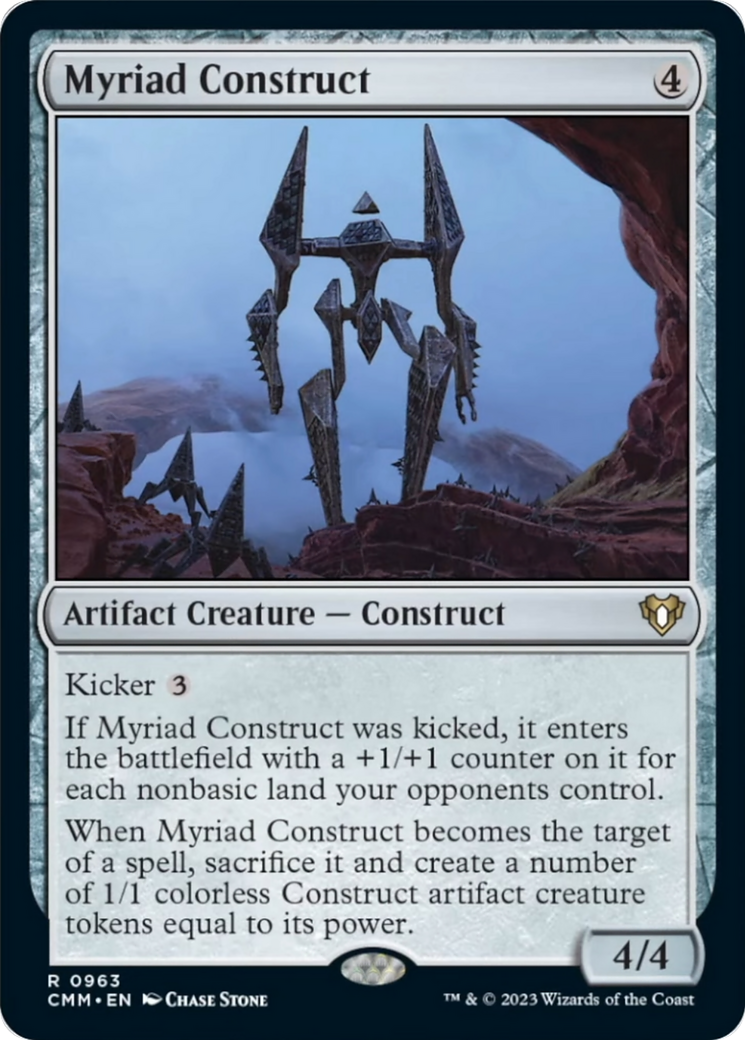 Myriad Construct [Commander Masters] | Card Citadel