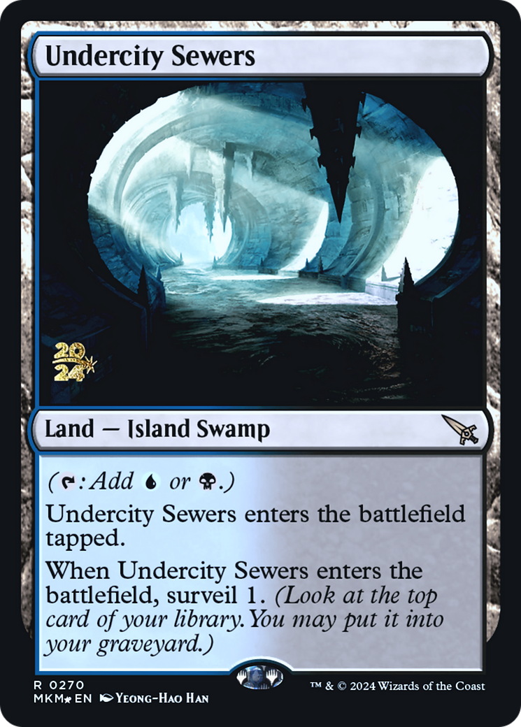 Undercity Sewers [Murders at Karlov Manor Prerelease Promos] | Card Citadel