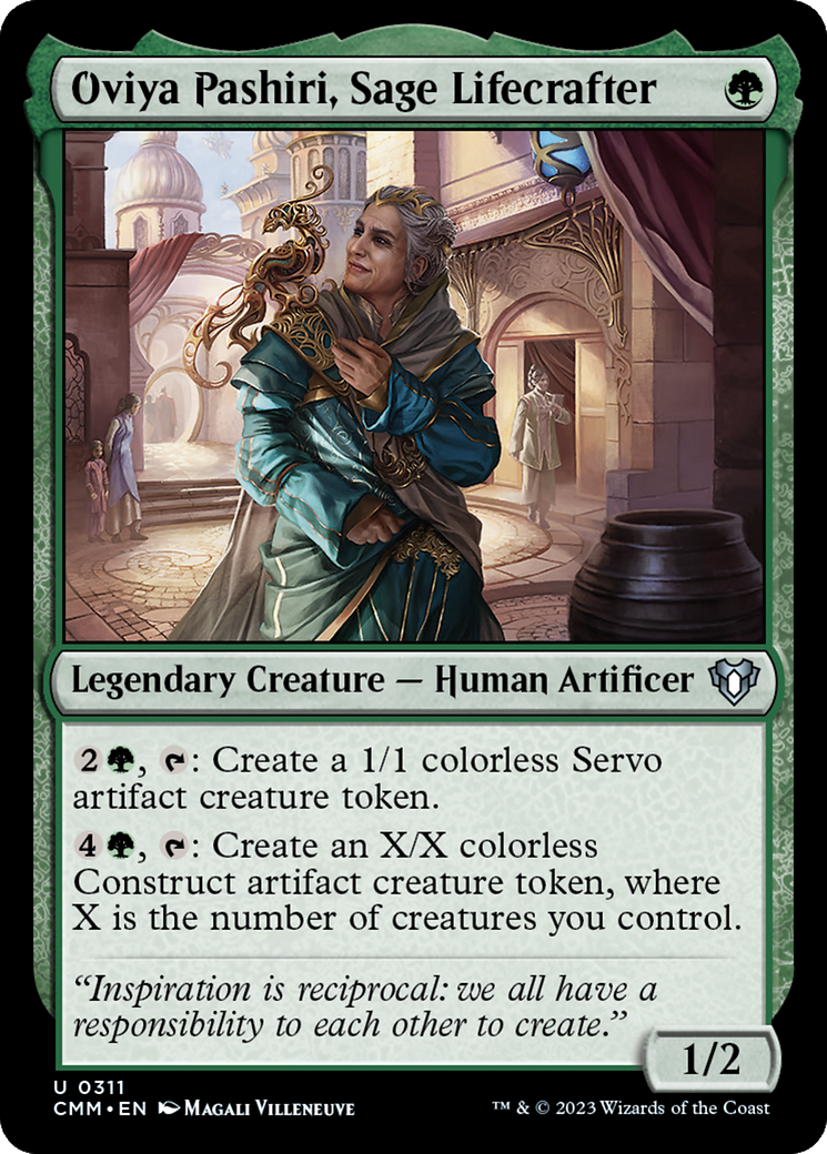 Oviya Pashiri, Sage Lifecrafter [Commander Masters] | Card Citadel