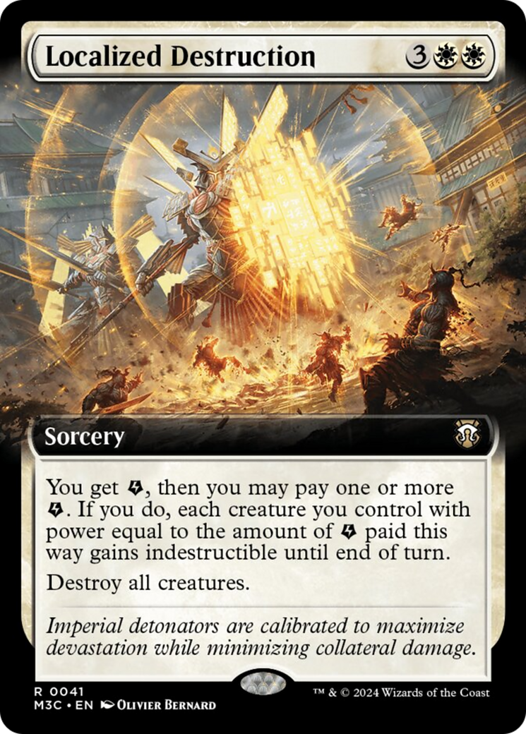 Localized Destruction (Extended Art) [Modern Horizons 3 Commander] | Card Citadel