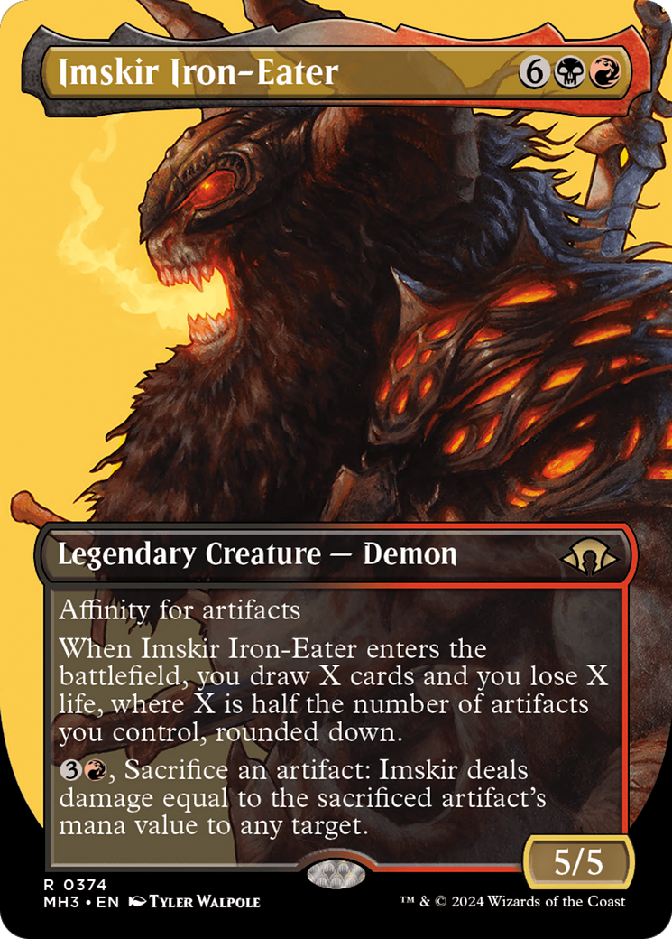 Imskir Iron-Eater (Borderless) [Modern Horizons 3] | Card Citadel