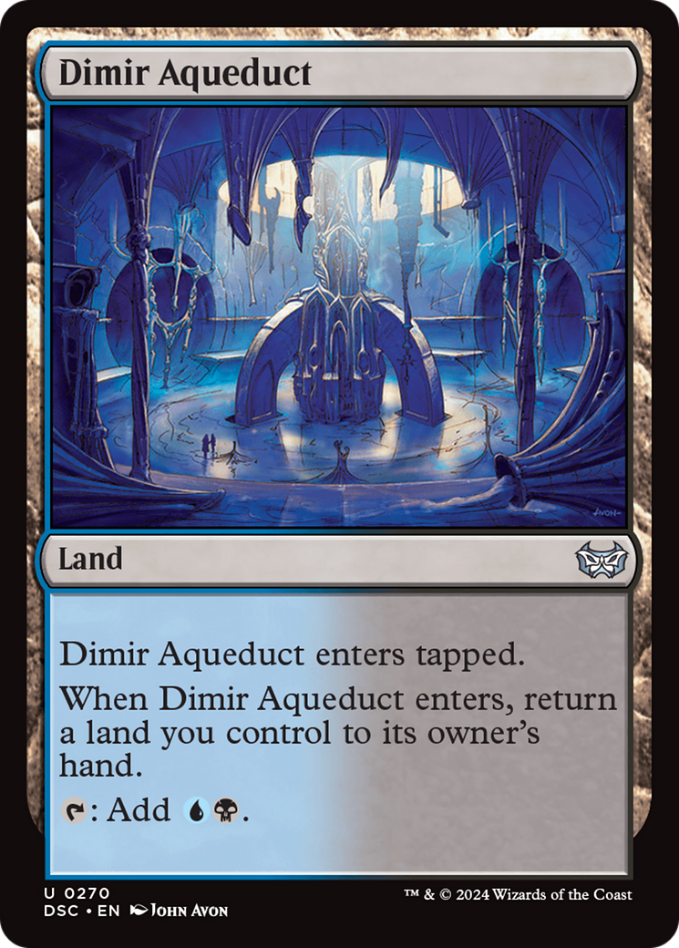 Dimir Aqueduct [Duskmourn: House of Horror Commander] | Card Citadel