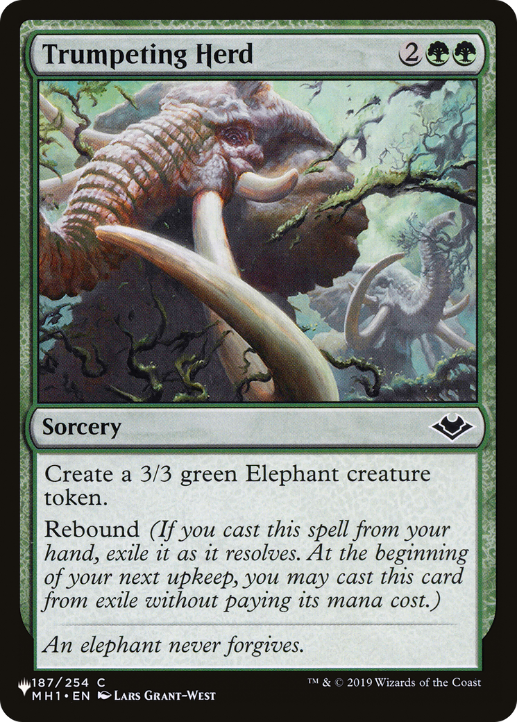 Trumpeting Herd [The List Reprints] | Card Citadel