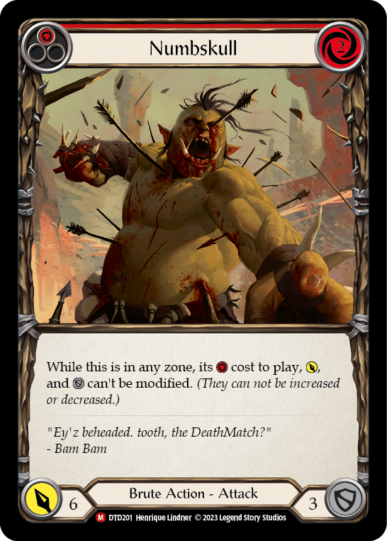 Numbskull [DTD201] (Dusk Till Dawn)  Rainbow Foil | Card Citadel