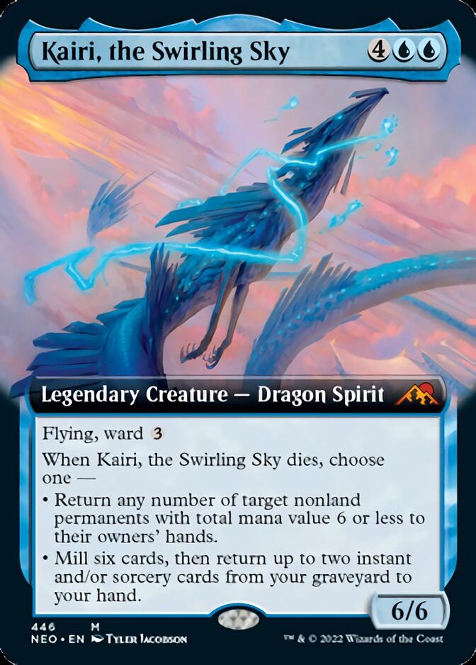 Kairi, the Swirling Sky (Extended Art) [Kamigawa: Neon Dynasty] | Card Citadel