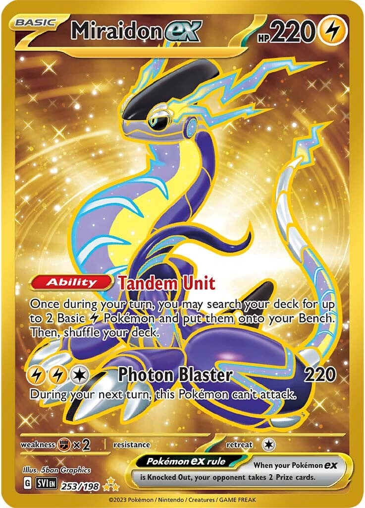 Miraidon ex (253/198) [Scarlet & Violet: Base Set] | Card Citadel