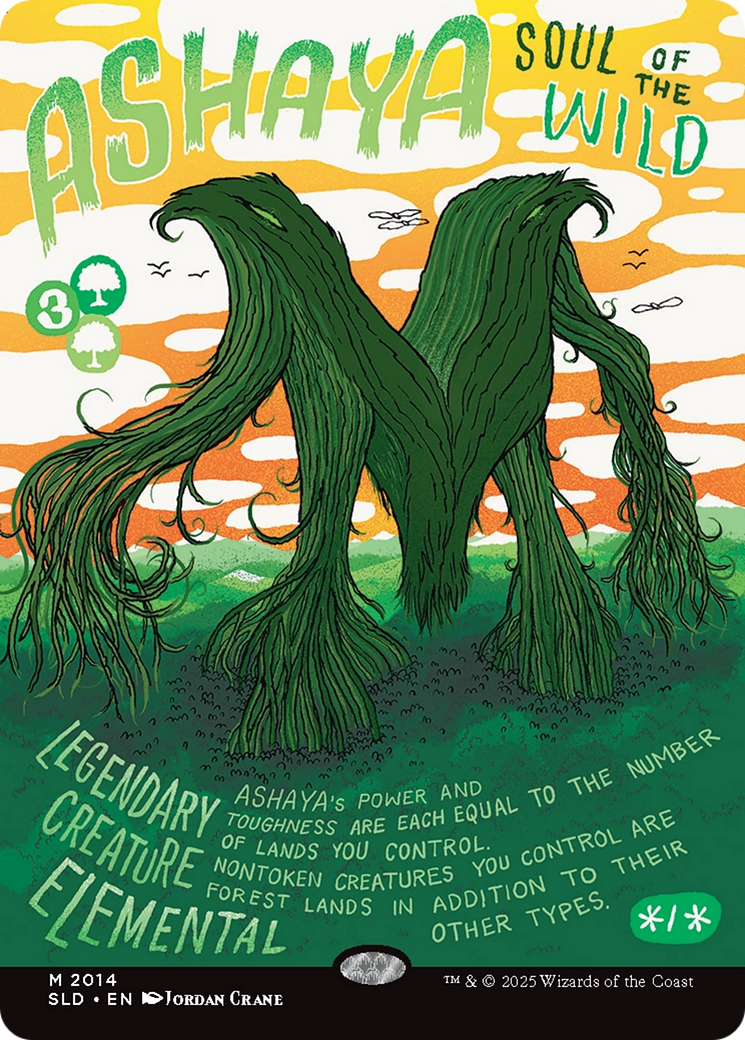 Ashaya, Soul of the Wild (Rainbow Foil) [Secret Lair Drop Series] | Card Citadel