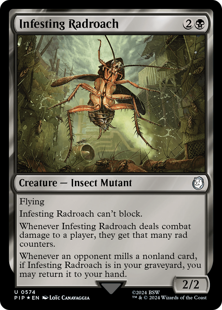 Infesting Radroach (Surge Foil) [Fallout] | Card Citadel