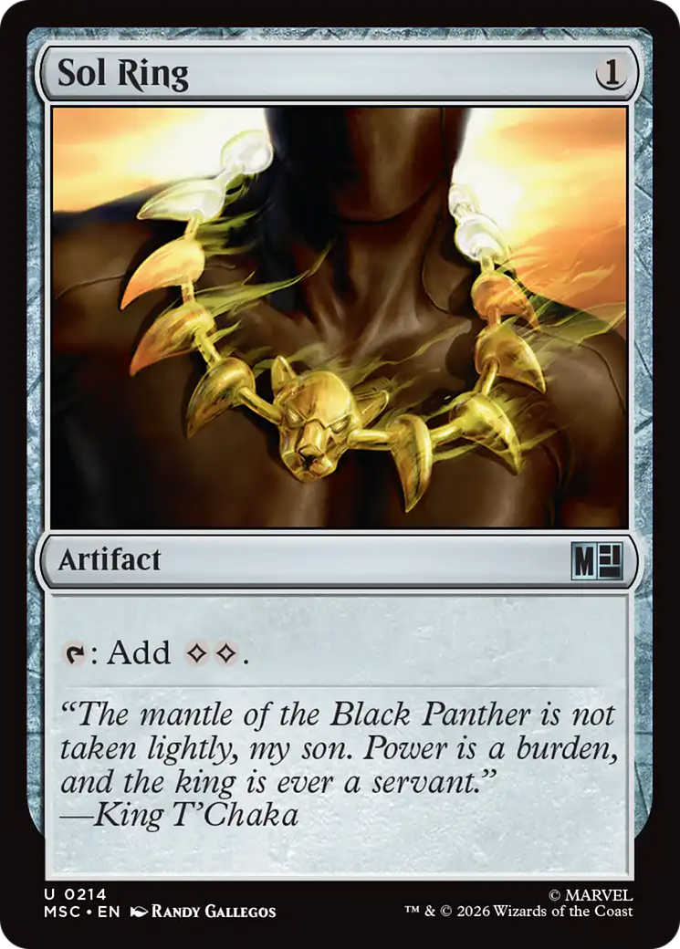 Sol Ring (0214) (Surge Foil) [Marvel Super Heroes Commander] | Card Citadel