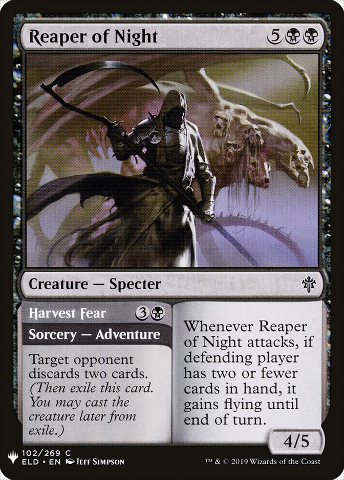 Reaper of Night // Harvest Fear [Mystery Booster] | Card Citadel