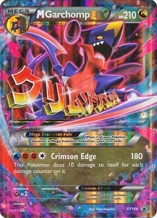 M Garchomp EX (XY168) (Jumbo Card) [XY: Black Star Promos] | Card Citadel