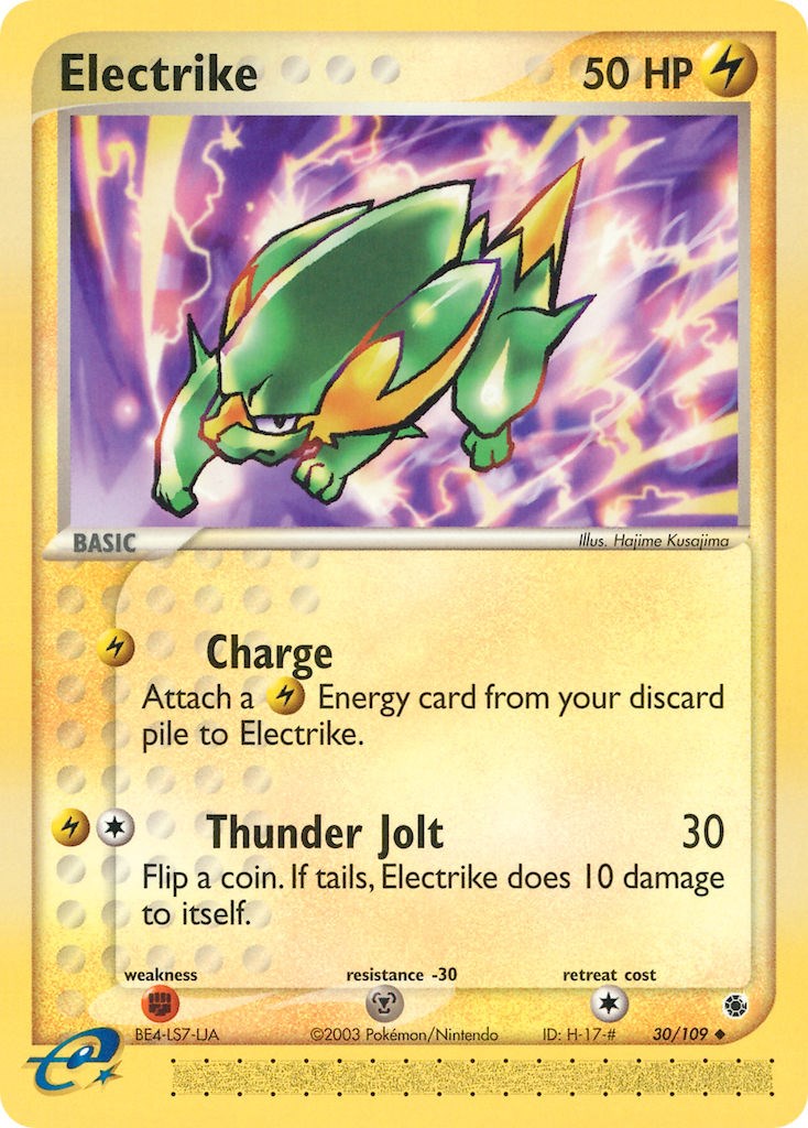 Electrike (30/109) [EX: Ruby & Sapphire] | Card Citadel