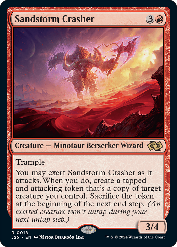 Sandstorm Crasher [Foundations Jumpstart] | Card Citadel