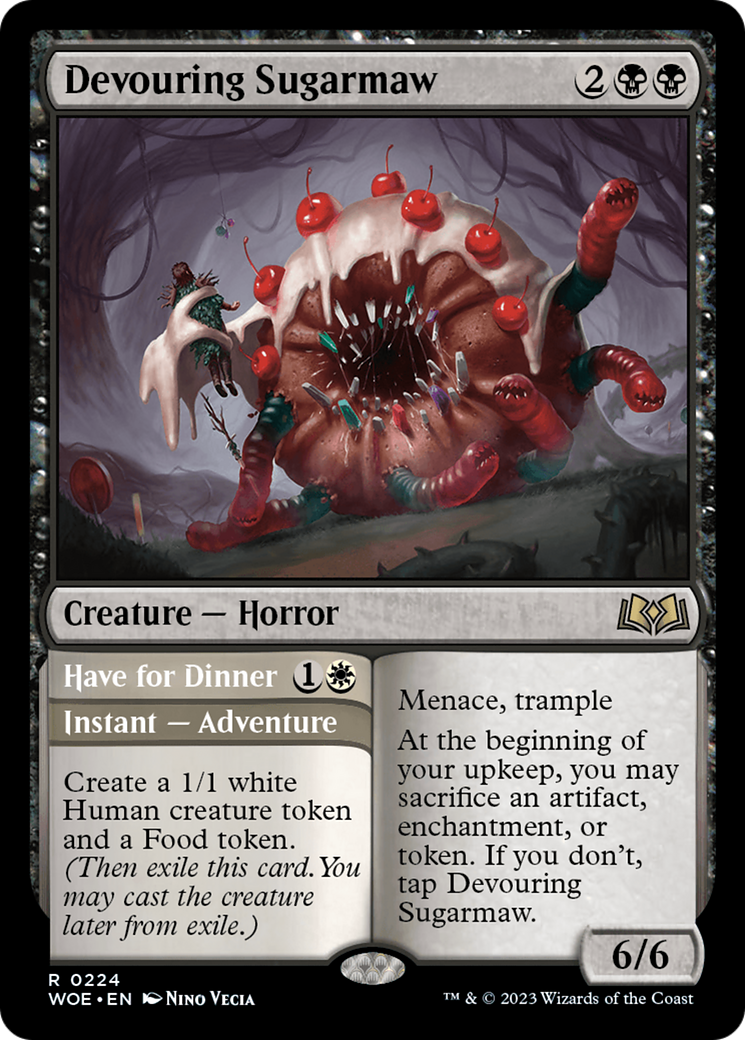 Devouring Sugarmaw // Have For Dinner [Wilds of Eldraine] | Card Citadel