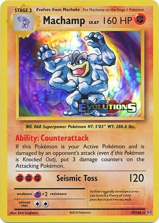 Machamp (59/108) (XY Evolutions Prerelease) [XY: Black Star Promos] | Card Citadel