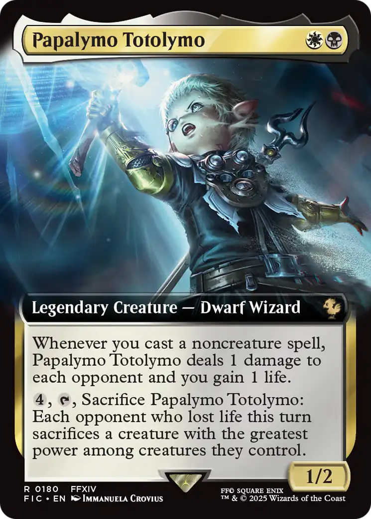 Papalymo Totolymo (Extended Art) [FINAL FANTASY Commander] | Card Citadel