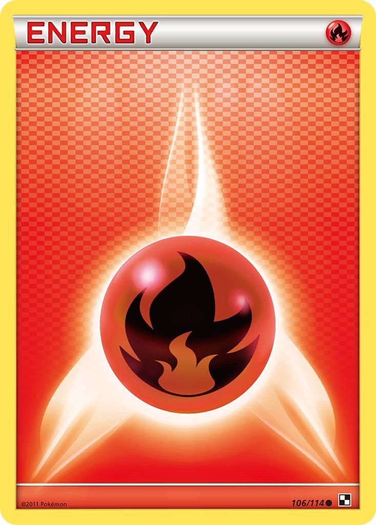 Fire Energy (106/114) [Black & White: Base Set] | Card Citadel