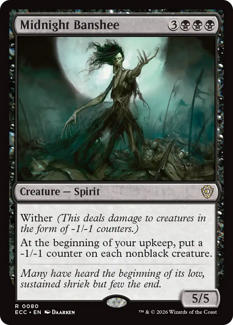 Midnight Banshee [Lorwyn Eclipsed Commander] | Card Citadel