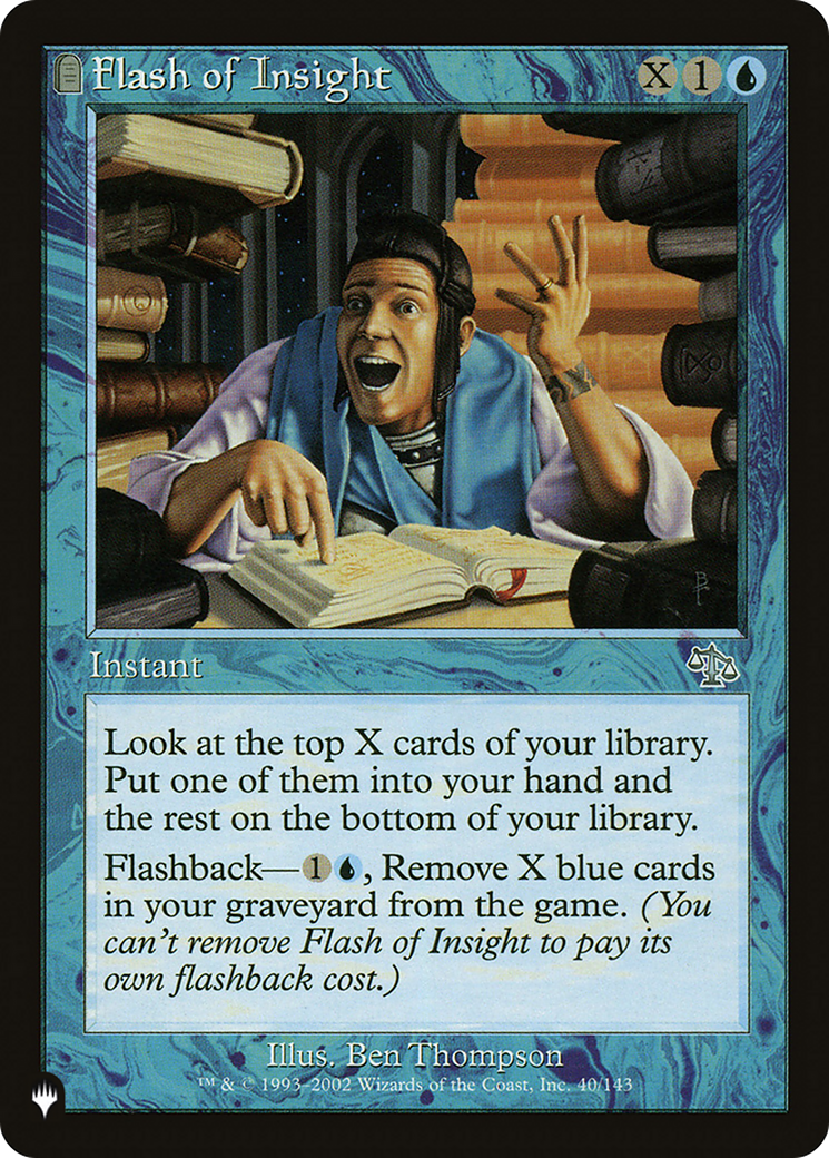 Flash of Insight [The List Reprints] | Card Citadel