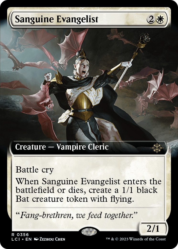 Sanguine Evangelist (Extended Art) [The Lost Caverns of Ixalan] | Card Citadel