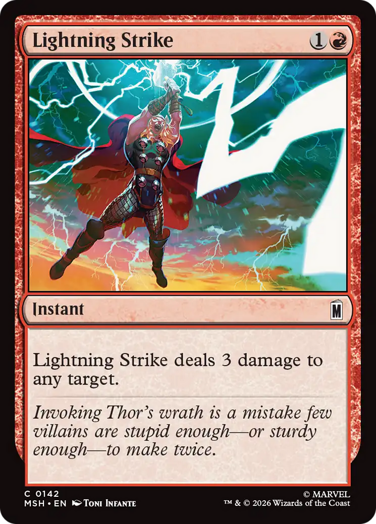 Lightning Strike [Marvel Super Heroes] | Card Citadel