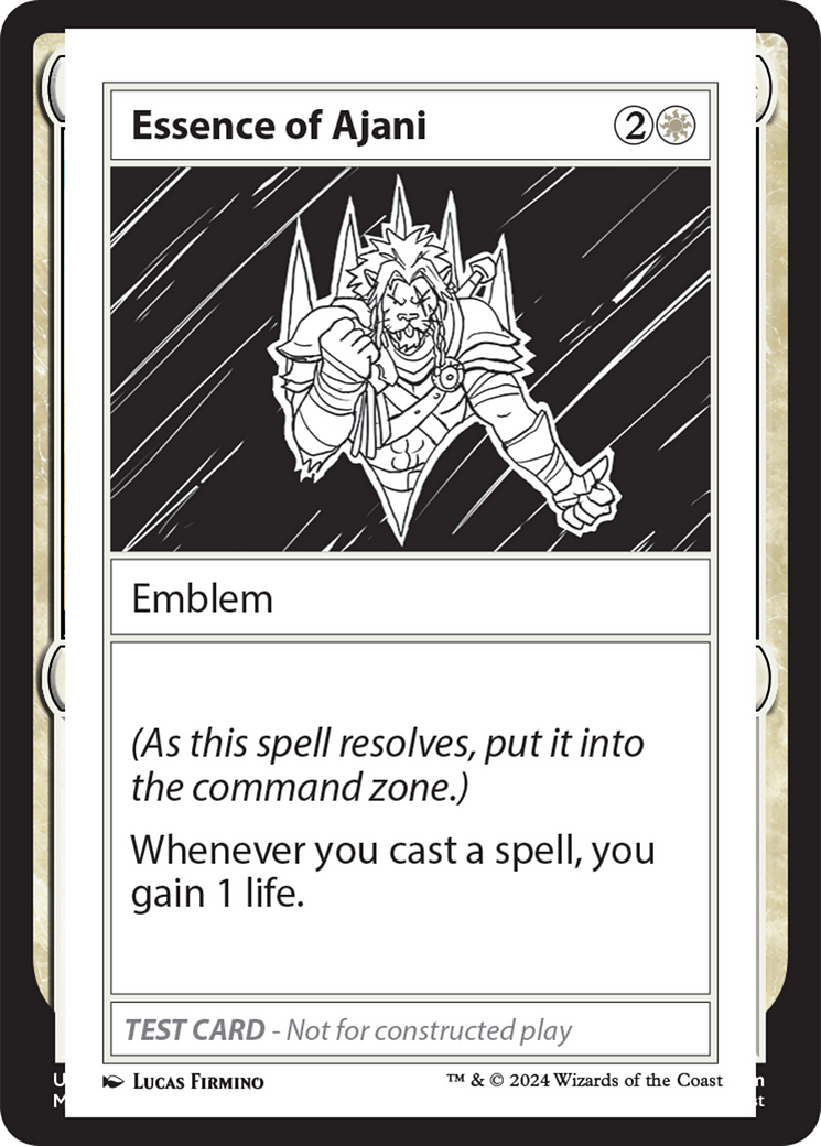 Essence of Ajani [Mystery Booster 2 Playtest Cards] | Card Citadel