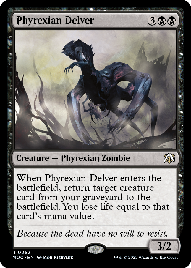 Phyrexian Delver [March of the Machine Commander] | Card Citadel