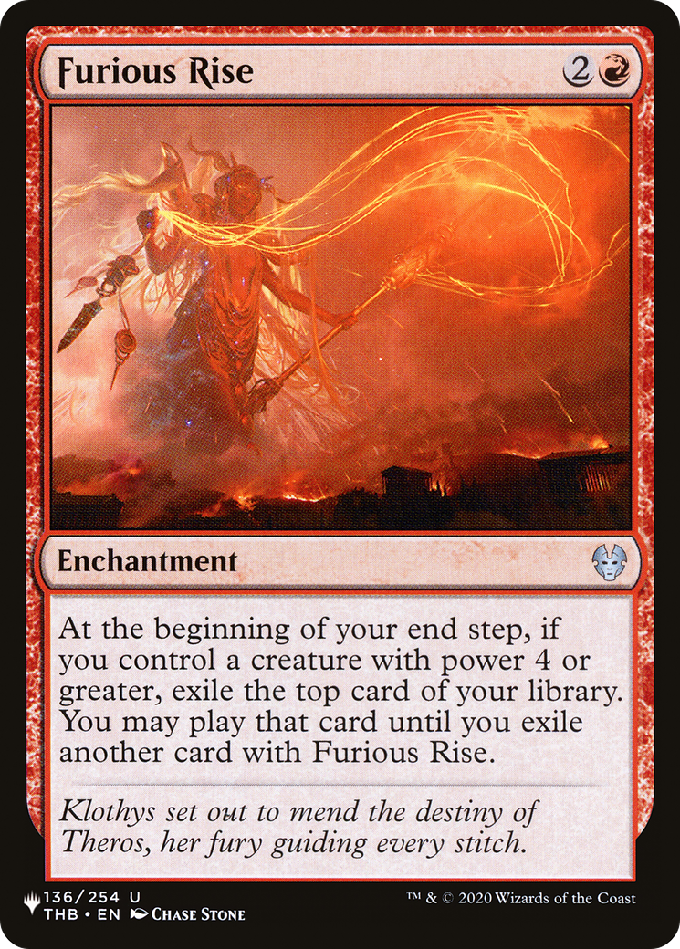 Furious Rise [The List] | Card Citadel