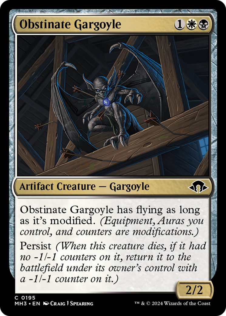 Obstinate Gargoyle [Modern Horizons 3] | Card Citadel