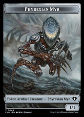 Servo // Phyrexian Myr Double-Sided Token [Commander Masters Tokens] | Card Citadel