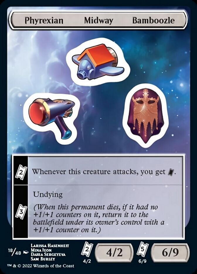 Phyrexian Midway Bamboozle [Unfinity Stickers] | Card Citadel