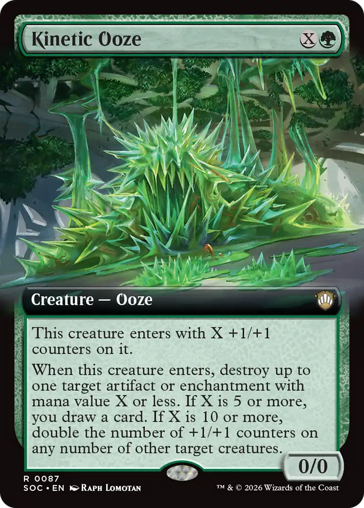 Kinetic Ooze (Extended Art) [Secrets of Strixhaven Commander] | Card Citadel