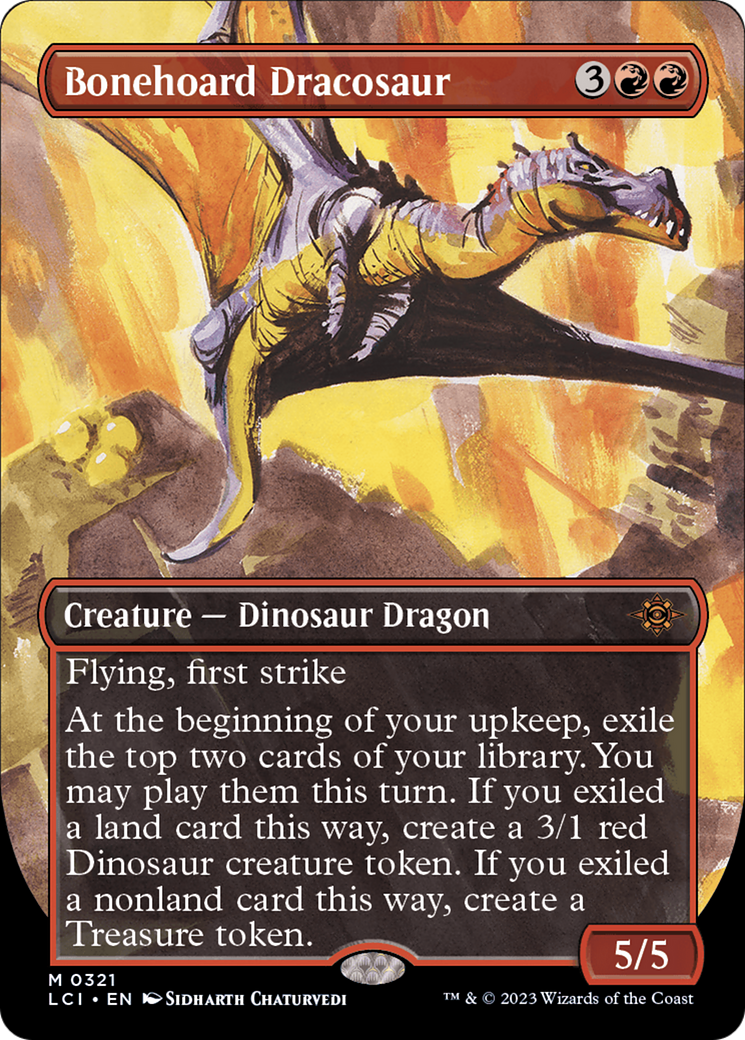 Bonehoard Dracosaur (Borderless) [The Lost Caverns of Ixalan] | Card Citadel